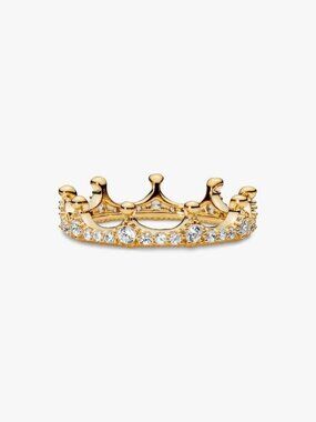 Pandora Clear Sparkling Crown Ring